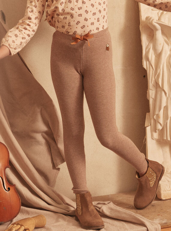 Legging chiné à noeud LITRICETTE / 24H2PFK2LGA011