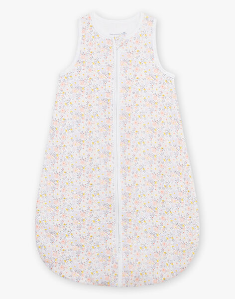 Turbulette blanche à imprimé fleurs FOVA / 23E0AMT2TUR000