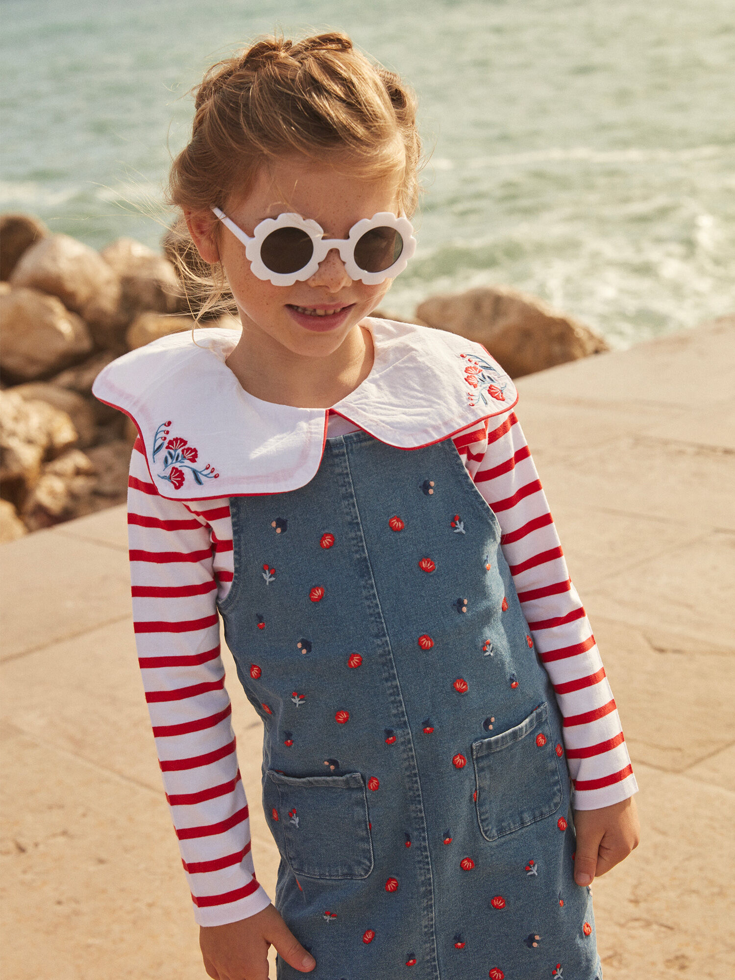 Sergent major pull store fille