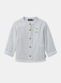 Chemise à carreaux et broderie oie Bébé Garçon NAKYLIAN / 25H1BGQ1CHM009