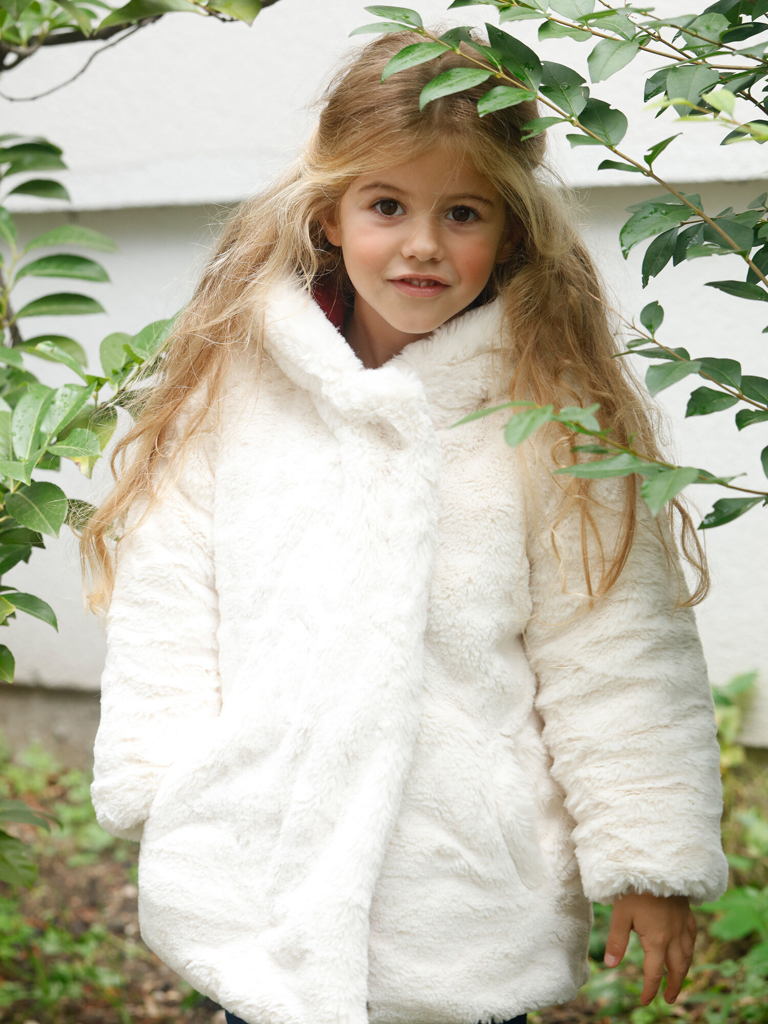 Blouson fourrure fille