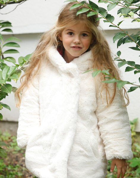 Doudoune Reversible Bordeaux Et Fausse Fourrure