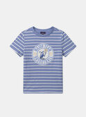 T-shirt Rayé Singe MEMONKAGE / 25E3PG81TMC221