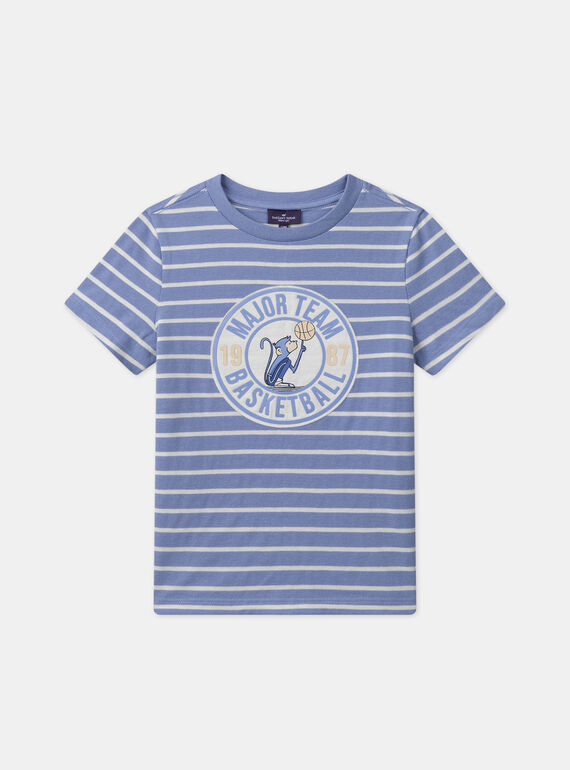 T-shirt Rayé Singe MEMONKAGE / 25E3PG81TMC221