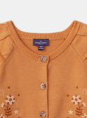 Gilet orange à volants MLOGILETTE / 25E2PFP1CAR400