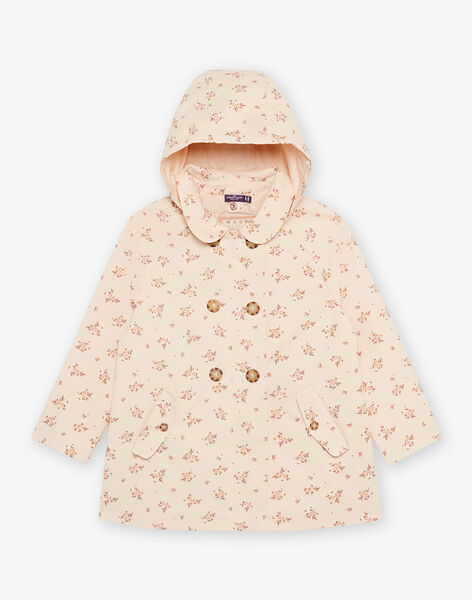 Parka beige 3 en 1 à fleurs FRATERETTE / 23E2PF51PAR808
