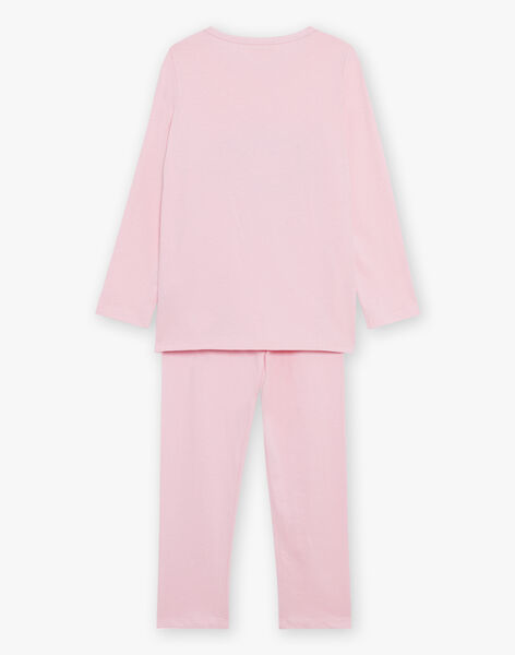 Pyjama deux pièces rose pâle en coton avec cape tête de koala FLOPOETTE 2 / 23E5PF42PYT030