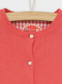 Cardigan rose RYLOETTE / 19E2PFH1CAR404