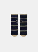Lot de 3 paires de chaussettes à rayures ou uni Garçon NEFOOTAGE / 25H4PGK1SOQA014