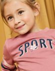 Sweat vieux rose Sport DRASWETTE / 22H2PFL1SWED312