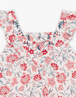 Blouse nude à imprimé fleuri FLUBOBETTE / 23E2PFQ1CHED319