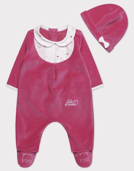 Grenouillere Fuchsia Et Son Bonnet Bebe Fille Naissance Naissance Sergentmajor Grenouillere Fuchsia Et Son Bonnet Bebe Fille Naissance Naissance Sergentmajor