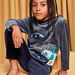 Ensemble pyjama T-shirt et pantalon en velours