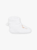 Chaussons de naissance écrus Girafe FORENT / 23E0AM61CHP000