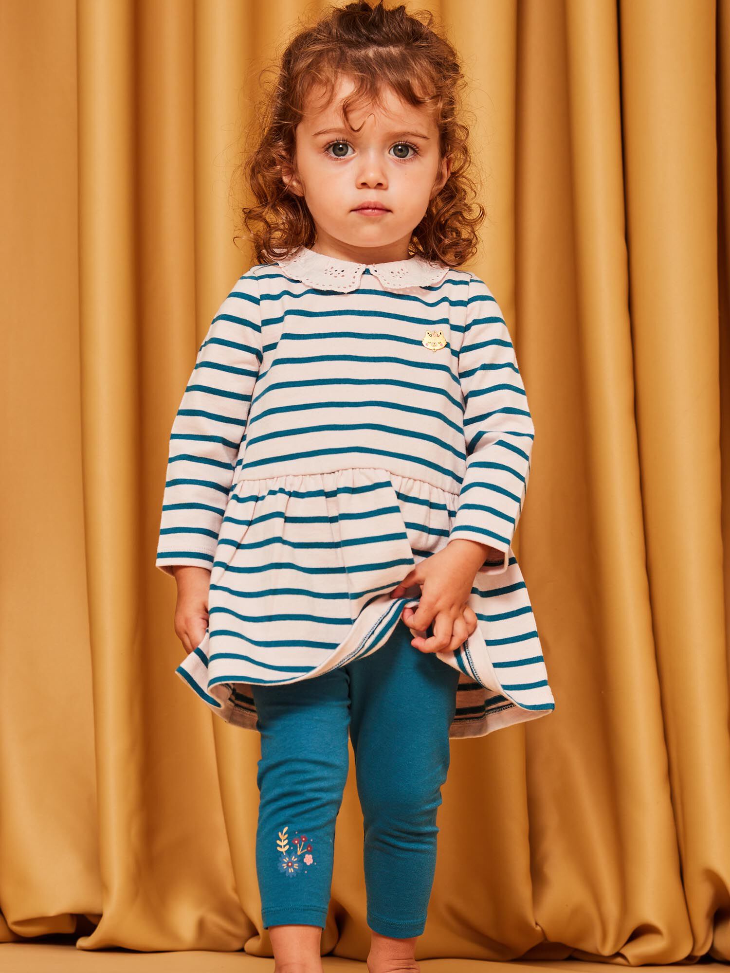 Robe marinière fille clearance