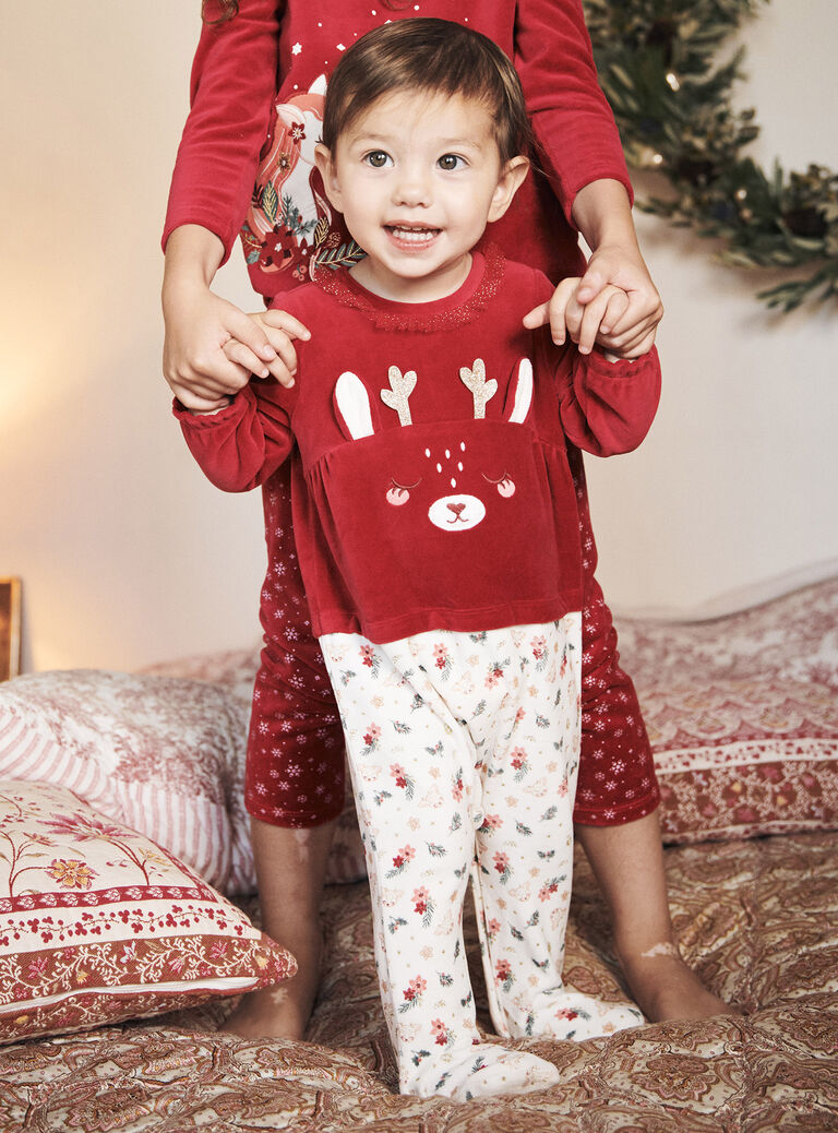 Pyjamas d'allaitement de maternité et pyjamas assortis pour fille et  ensemble de couvertures d'emmaillotage pour bébé fille / Grande sœur / Par  Baby Be Mine / Maman et moi Sophie -  France