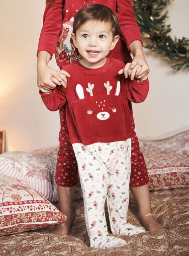 Ensemble de Noel vêtements pour bébé de 0 à 18 mois garçon, avec nœud et  chapeau • Tous en Pyjama !