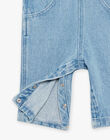 Salopette longue en jean bleu FAKOBE / 23E1BGC1SALP269