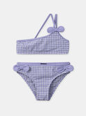Maillot de bain deux pièces imprimé vichy  MRUNOUETTE / 25E4PFC5D4L001