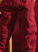 Pantalon Dézipable rouge MOCLAGE / 25E3PGJ1PANF504