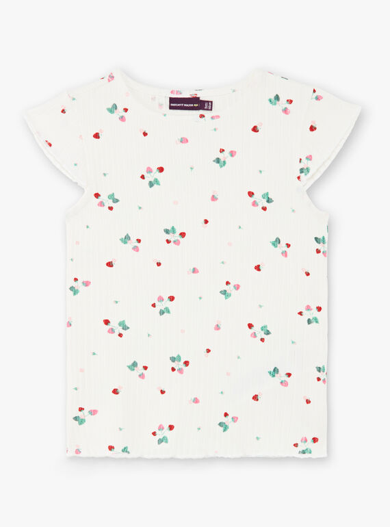 Tee Shirt Manches Courtes Ecru ZETIZETTE 2 / 21E2PFJ2TMC001
