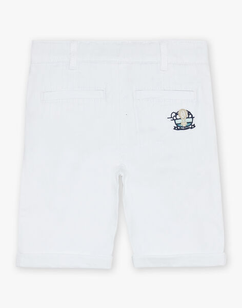Bermuda blanc à broderie FREPERAGE / 23E3PGI1BER000