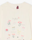 T-shirt motif herbier enfant fille CETELETTE / 22E2PFB1TMLB112
