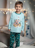 Ensemble pyjama bleu motif pirate enfant garçon CAPIRAGE / 22E5PG45PYJC215