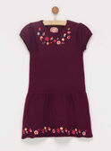 Robe bordeaux PAHTINETTE / 18H2PFH2ROB511