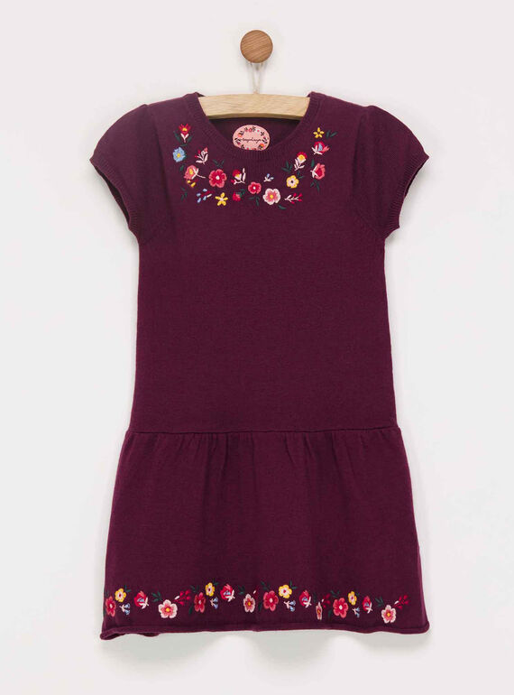 Robe bordeaux PAHTINETTE / 18H2PFH2ROB511