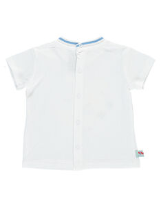 Tee shirt manches courtes blanc RAPABLO / 19E1BGH1TMC000