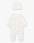 Pyjama imprimé pois et petites autruches bébé fille DORICE_B / 22H0NFH1GRE001