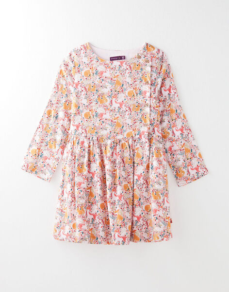 robe enfant à imprimé fleuri