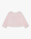 Gilet rose en jersey FAFRANY / 23E1BFI2CARD320