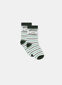 Lot de 3 paires de chaussettes à rayures ou imprimés Garçon NITRIAGE / 25H4PGS1LC3005