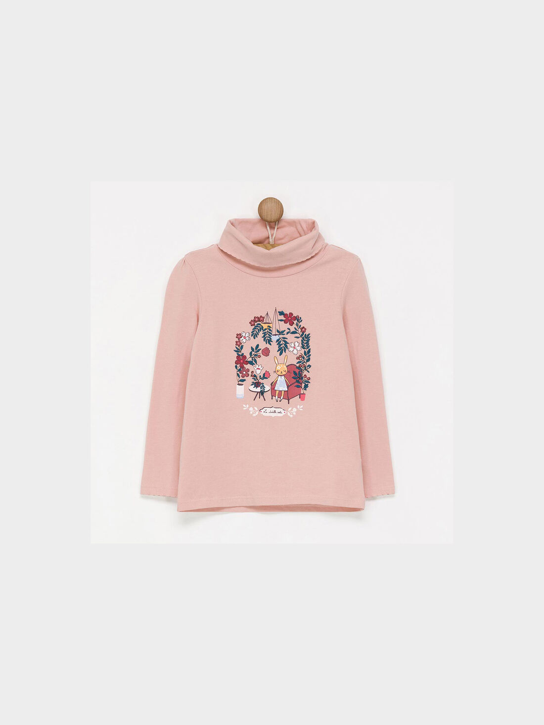 Sous pull rose sales