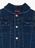 Veste en jean à détails noués bébé fille CIMELISSA / 22E1BFG1VESP269