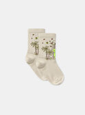 Chaussettes jacquard extraterrestre MLETAGE / 25E4PGO1SOQ114