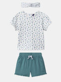 Ensemble tshirt imprimé fleuri, short et bandeau MAPAULA / 25E1BFO1ENS001