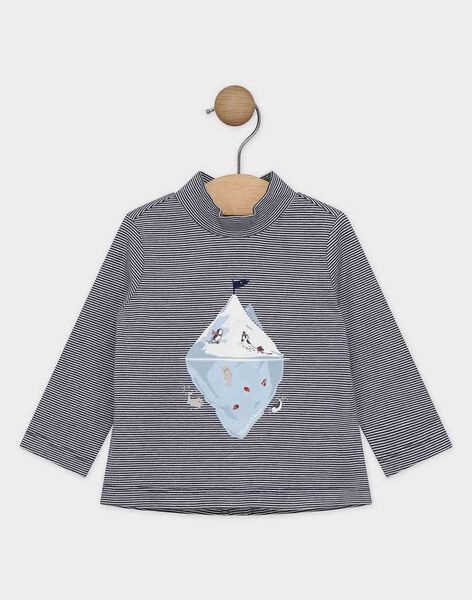 Sous Pull Bebe Garcon A Rayures Bleues Et Blanches Sous Pull Bebe Garcon A Rayures Bleues Et Blanches