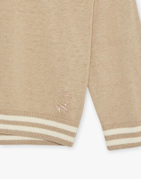Gilet beige FRECOTAGE / 23E3PGI1GIL806