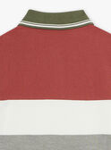 Polo colorblock avec dinosaure FRIPLAGE1 / 23E3PGD1POL628