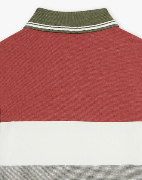 Polo colorblock avec dinosaure FRIPLAGE1 / 23E3PGD1POL628