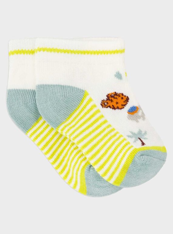 Chaussettes basses jaune RASTEPH / 19E4BGM2SOB632