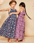 Robe longue bleu marine à imprimé fleuri FRULUETTE 1 / 23E2PFX2RBS070