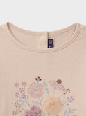 T-shirt Bouquet MAFRETTE / 25E2PF73TMLE403