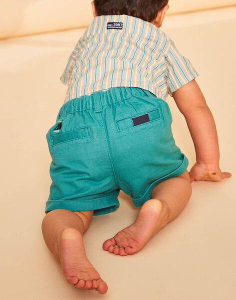 Short en twill turquoise moyen FAVLADIMIR / 23E1BGQ1SHO209