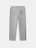 Pantalon Gris à bandes colorées MICOFAGE / 25E3PG91CFP943