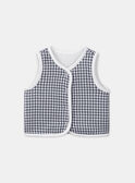 Gilet sans manches réversible carreaux LAOLO / 24H1BGQ1CSM001