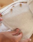Gilet en tricot beige FORBES / 23E0CG61GILA011